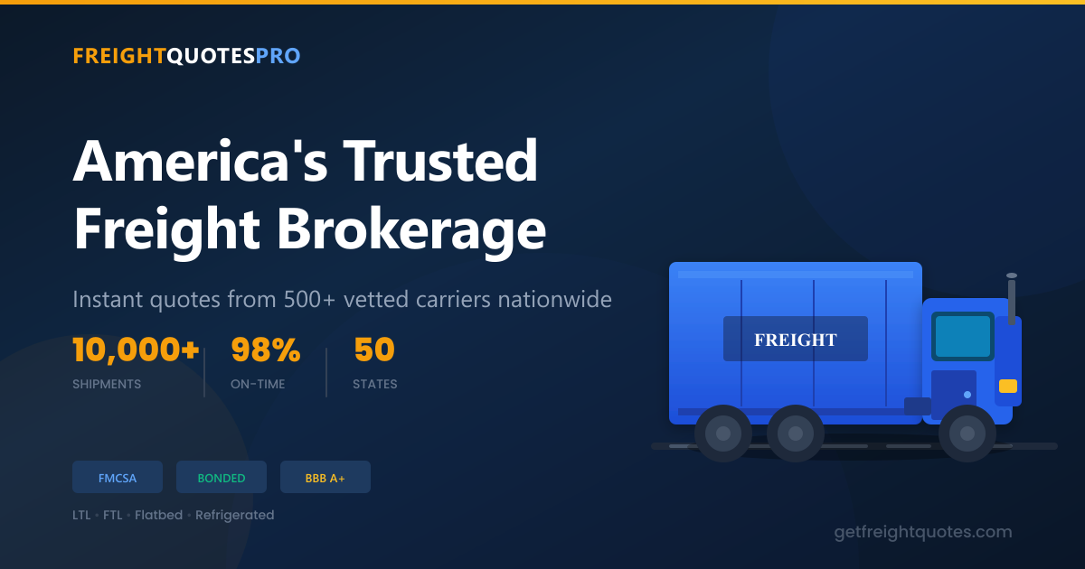 Freight Quotes - Get Instant LTL & FTL Shipping Rates | FreightQuotes Pro